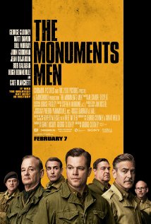 The Monuments Men movie poster.