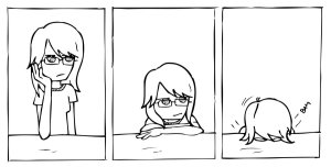 Comic of a headdesk from http://www.atypicallyrelevant.com/wp-content/uploads/2013/01/headdesk.jpg.