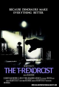 T-Rexorcist poster