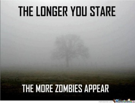 Zombie picture "The Longer You Stare"