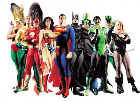 Picture of the Justice League. 