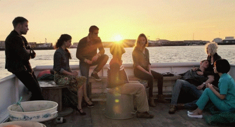 Last shot of all main 8 characters in Sense8. A trimphant moment.