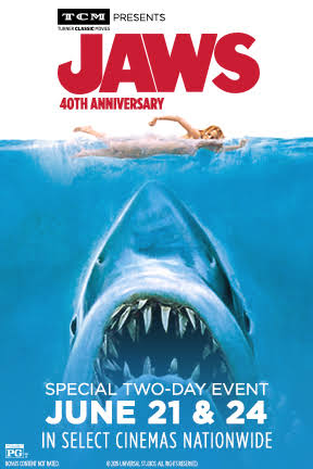 Jaws 40th anniversary poster