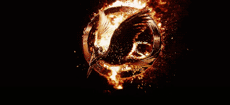 Hunger Games Mockingjay animated gif. 