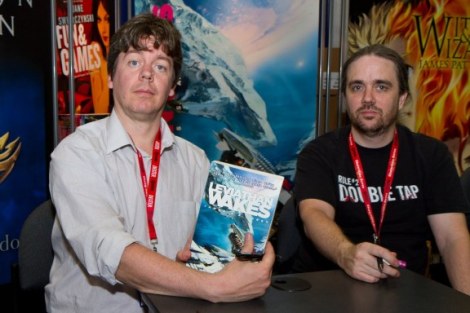 Authors Daniel Abraham and Ty Franck who together are James S.A. Corey. 