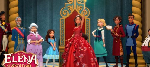 Elena of Avalor poster with full cast of characters