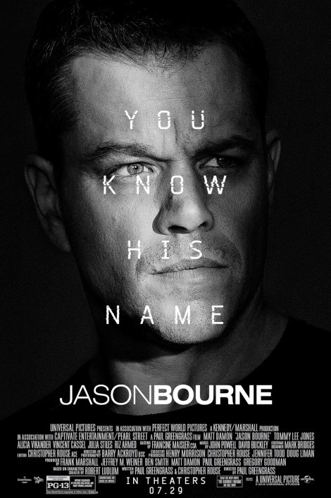 Jason Bourne movie poster