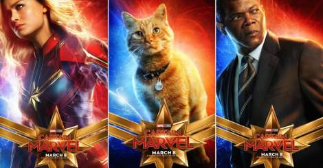 Captain Marvel characters posters