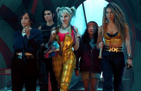 Birds of Prey doing a hero walk.