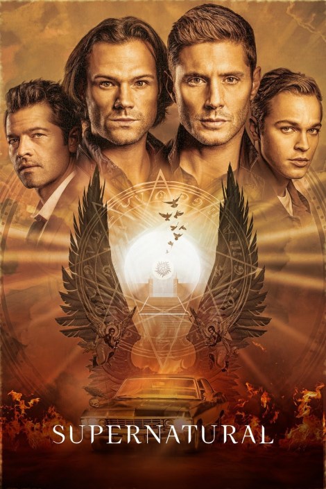 Supernatural last season poster.