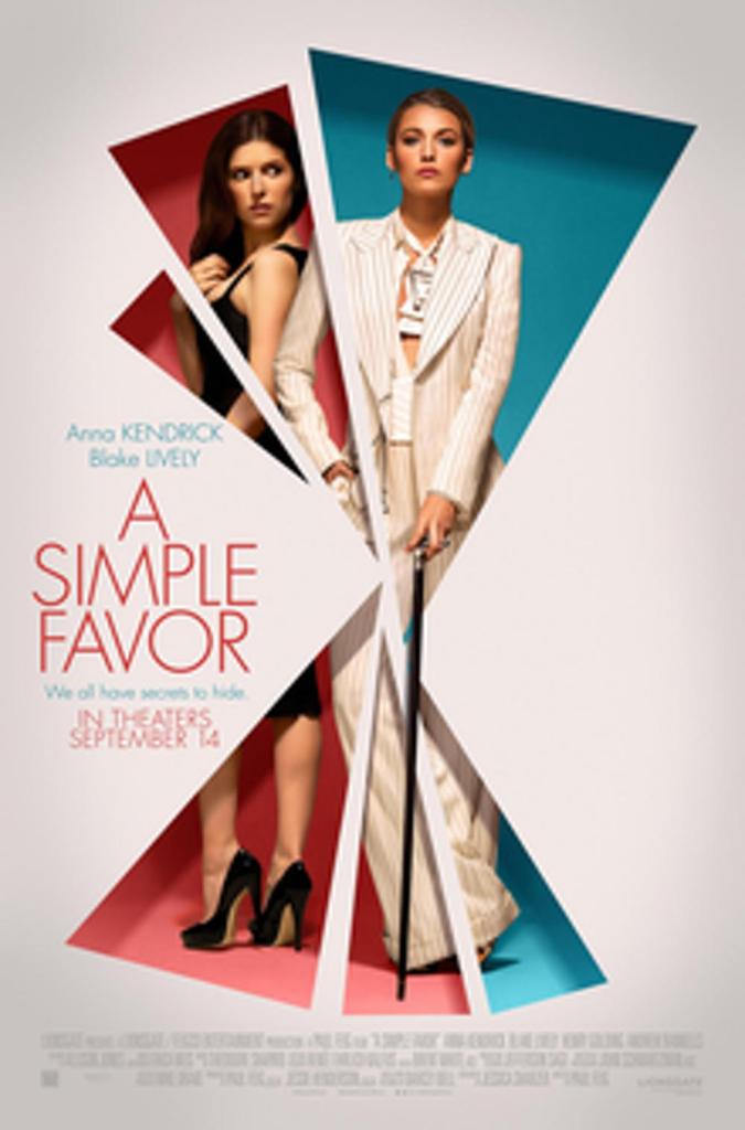 A Simple Favor movie poster. 