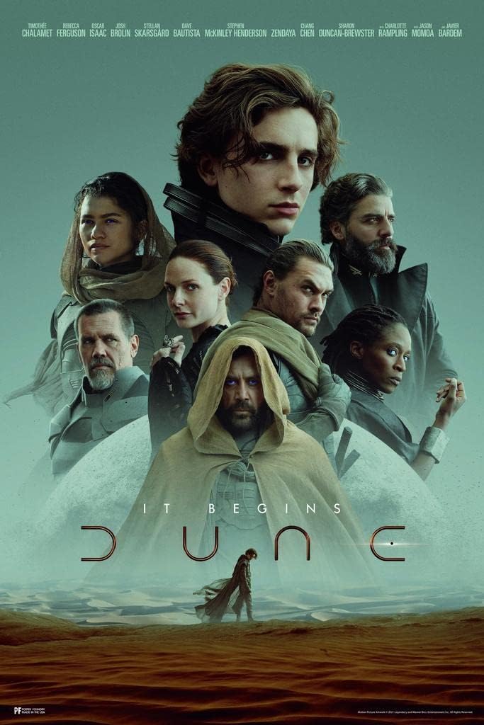 Dune Part 1 movie poster