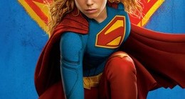 Supergirl movie poster with Milly Alcock.