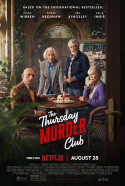 The Thursday Murder Club movie poster.